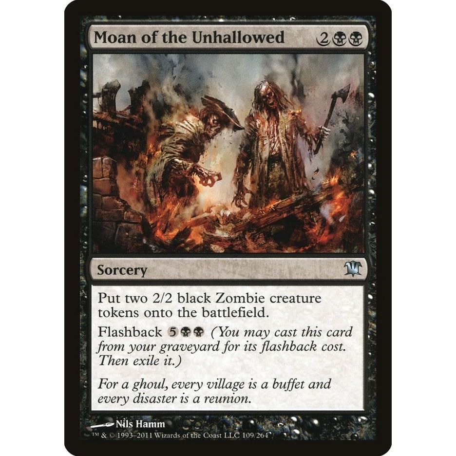Image for Moan of the Unhallowed (109) (ISD) - Magic: The Gathering