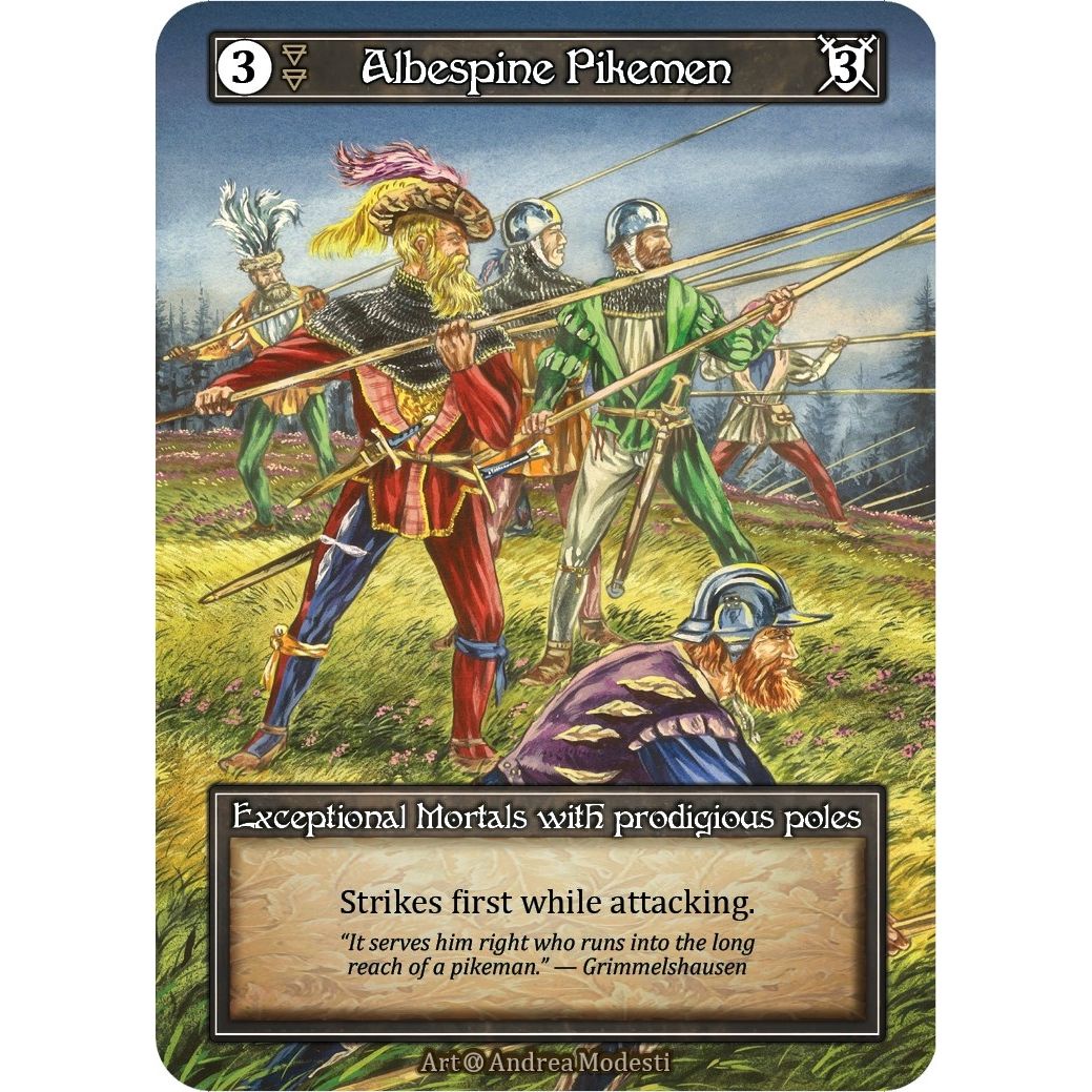 Image for Albespine Pikemen (Foil) (A) - Sorcery: Contested Realm