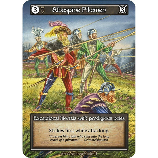 Image for Albespine Pikemen (Foil) (A) - Sorcery: Contested Realm