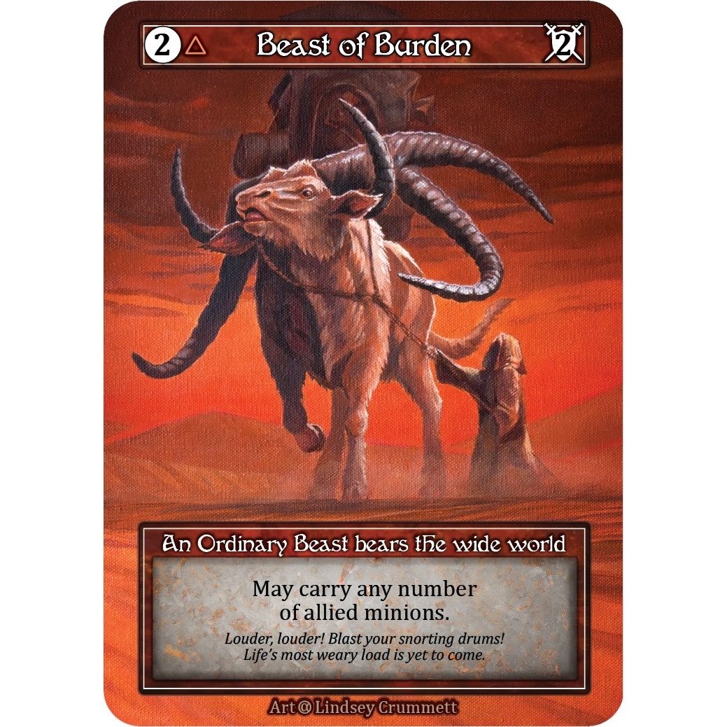 Image for Beast of Burden (Foil) (A) - Sorcery: Contested Realm