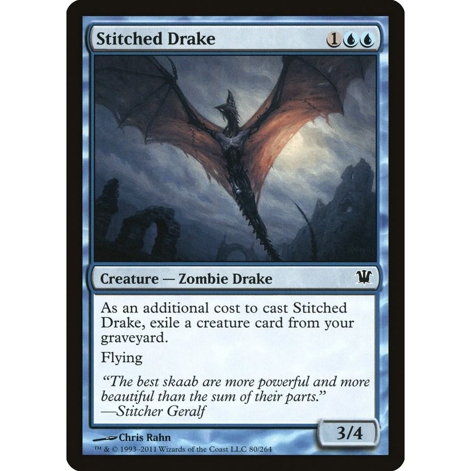 Image for Stitched Drake (80) (ISD) - Magic: The Gathering