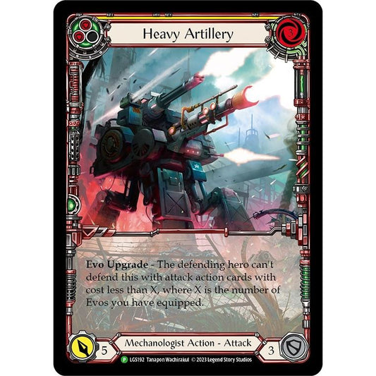 Image for Heavy Artillery (Yellow) - LGS192 (LGS192) (PR) - Flesh and Blood TCG