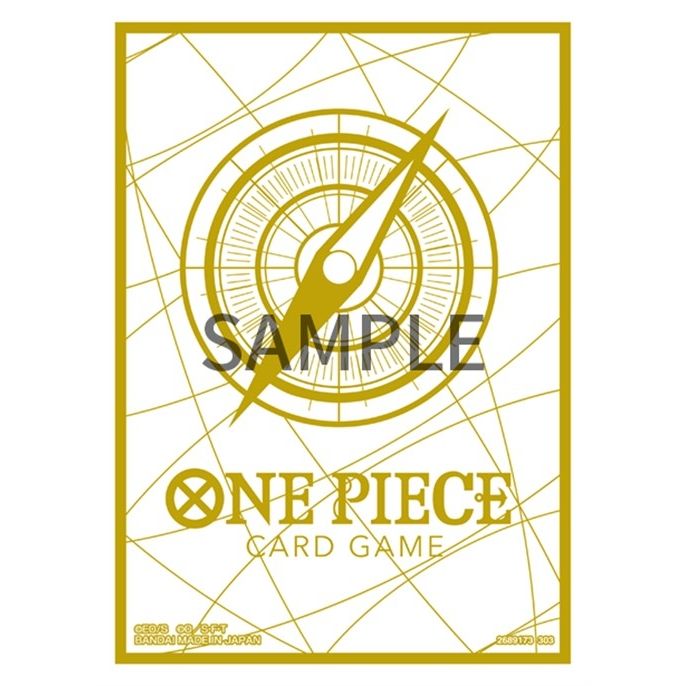 Image for One Piece Card Game Official Sleeves (Standard Gold) (10-Pack) - Card Sleeves