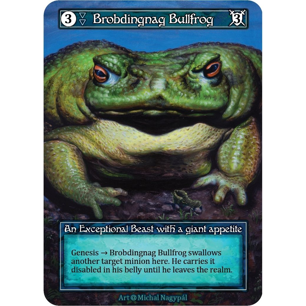Image for Brobdingnag Bullfrog (Foil) (A) - Sorcery: Contested Realm