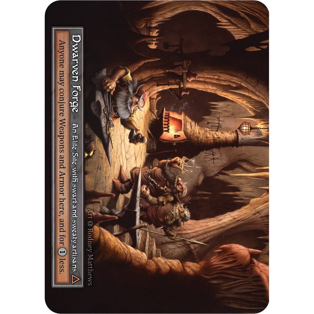 Image for Dwarven Forge (Foil) (A) - Sorcery: Contested Realm