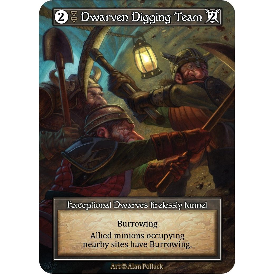 Image for Dwarven Digging Team (Foil) (A) - Sorcery: Contested Realm