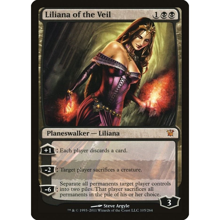 Image for Liliana of the Veil (105) (ISD) - Magic: The Gathering