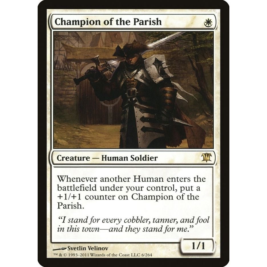 Image for Champion of the Parish (6) (ISD) - Magic: The Gathering