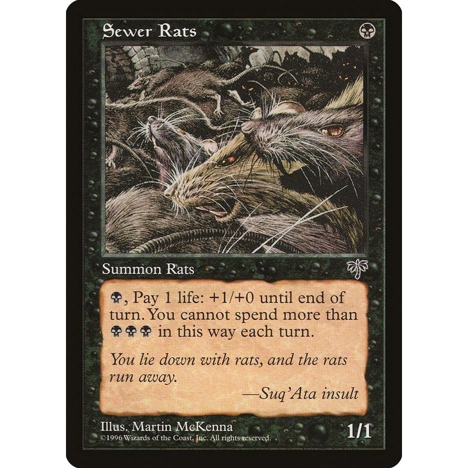 Image for Sewer Rats (MIR) - Magic: The Gathering
