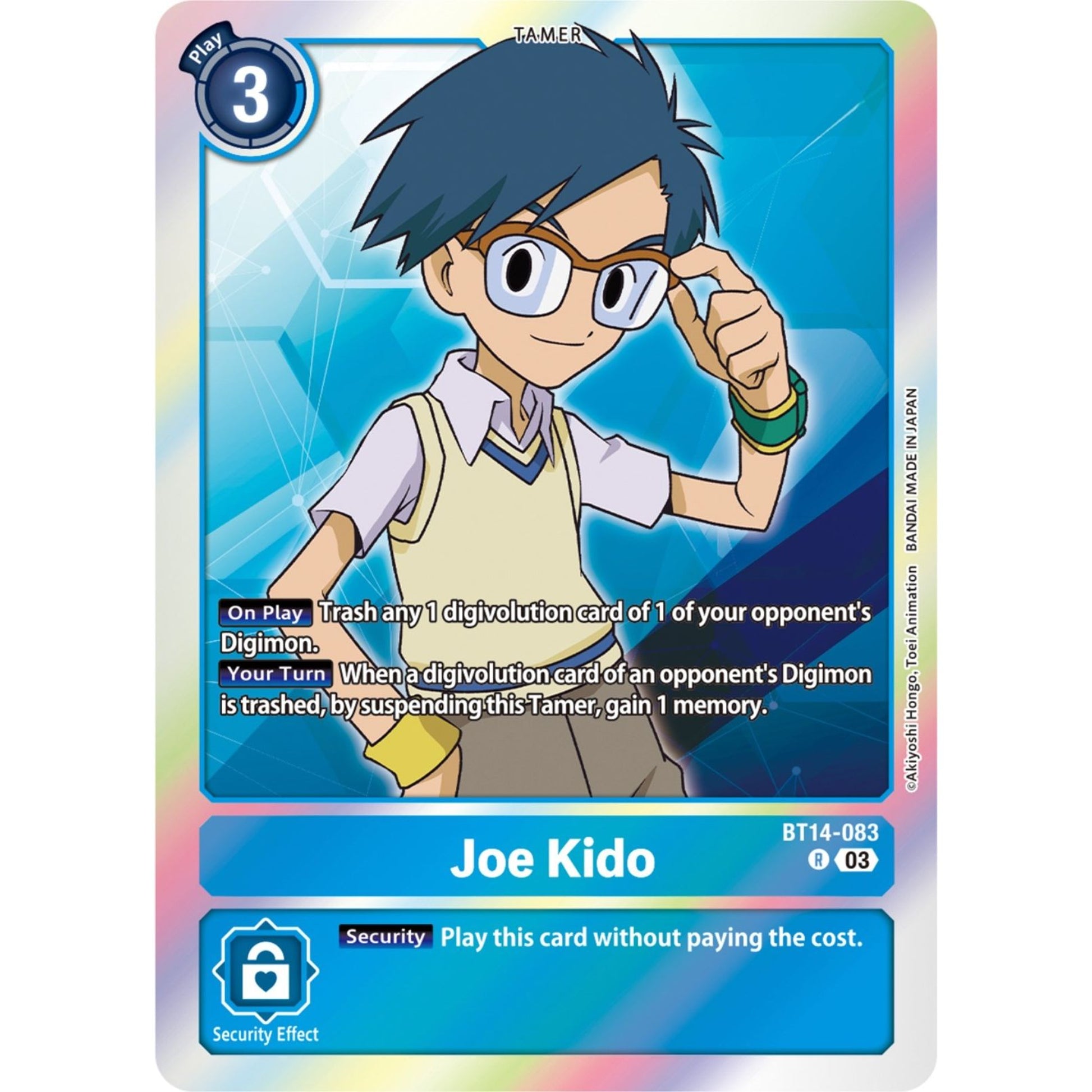 Image for Joe Kido (BT14-083 R) (BT14) - Digimon Card Game