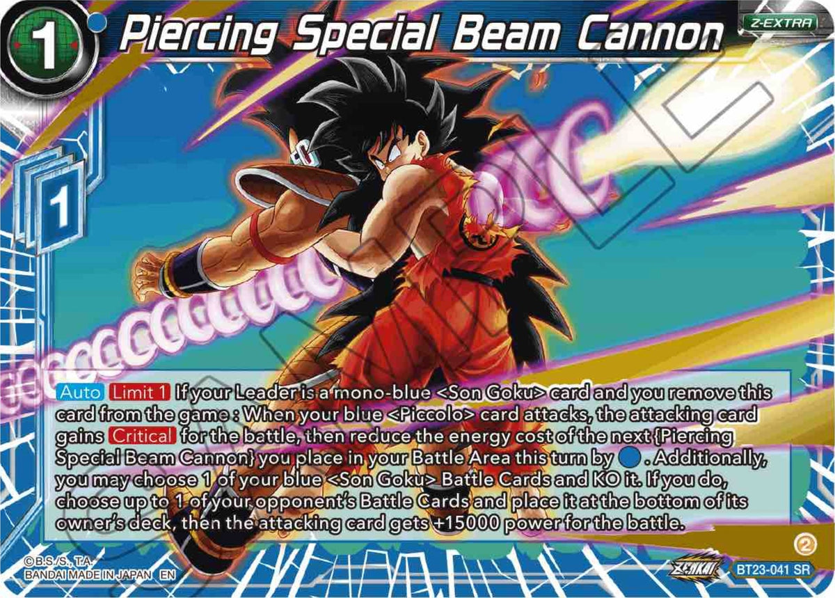 Image for Piercing Special Beam Cannon (BT23-041) (BT23) - Dragon Ball Super: Masters