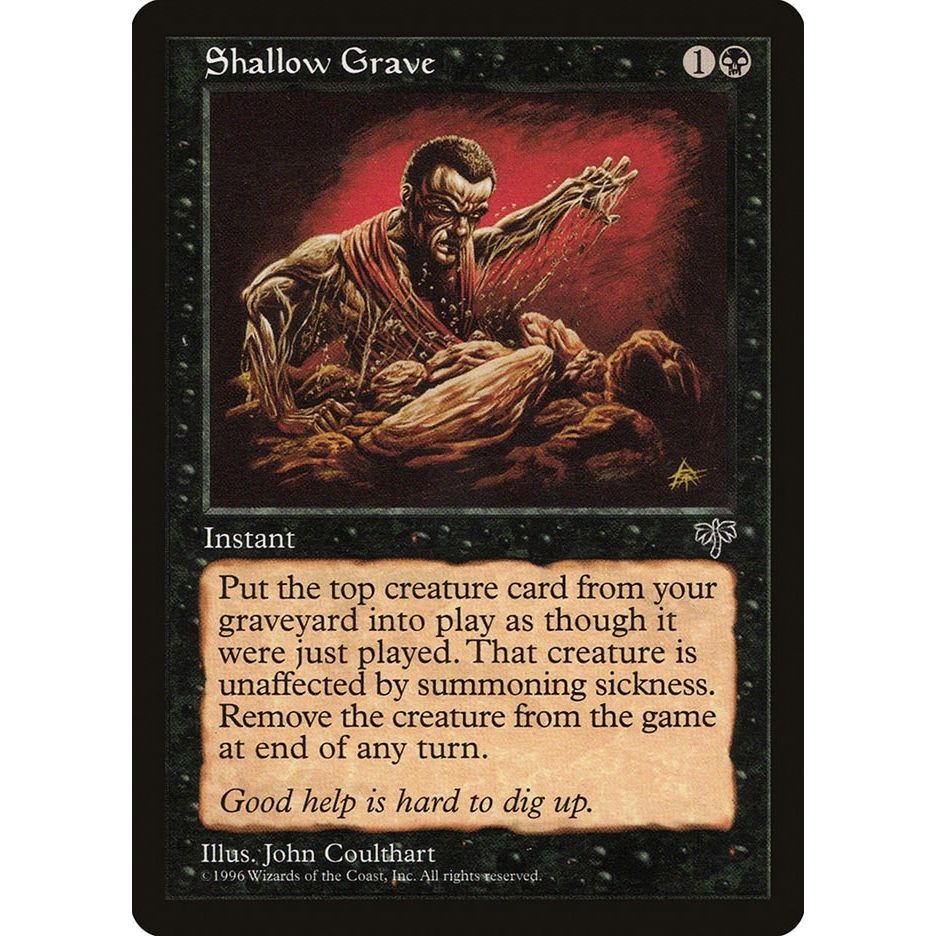 Image for Shallow Grave (MIR) - Magic: The Gathering