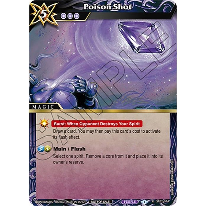 Image for Poison Shot (Sealed Event Promotion Pack) (ST02-014) (BSSP) - Battle Spirits Saga