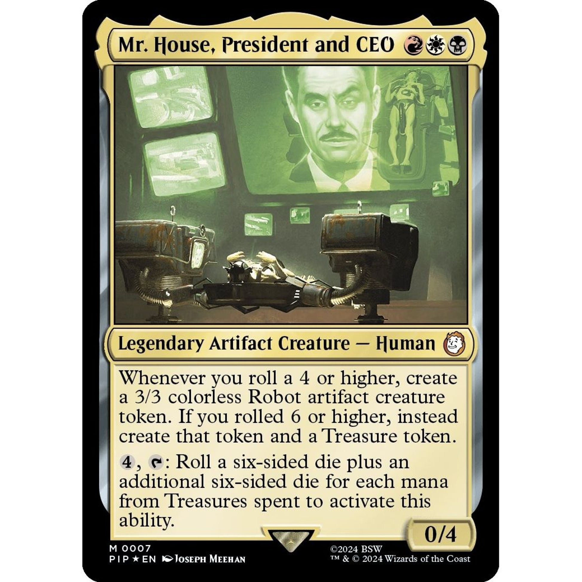 Image for Mr. House, President and CEO (7) (PIP) - Magic: The Gathering