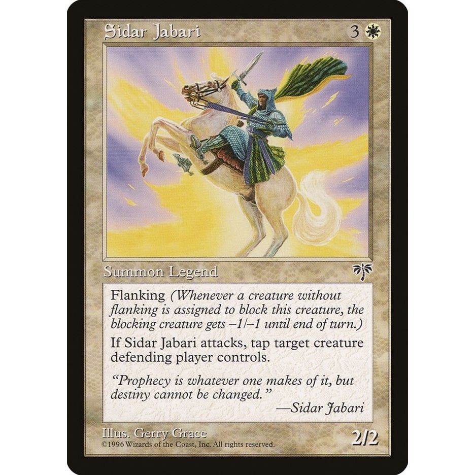 Image for Sidar Jabari (MIR) - Magic: The Gathering