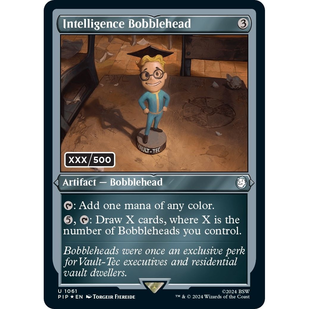 Image for Intelligence Bobblehead (Serial Numbered) (1061) (PIP) - Magic: The Gathering