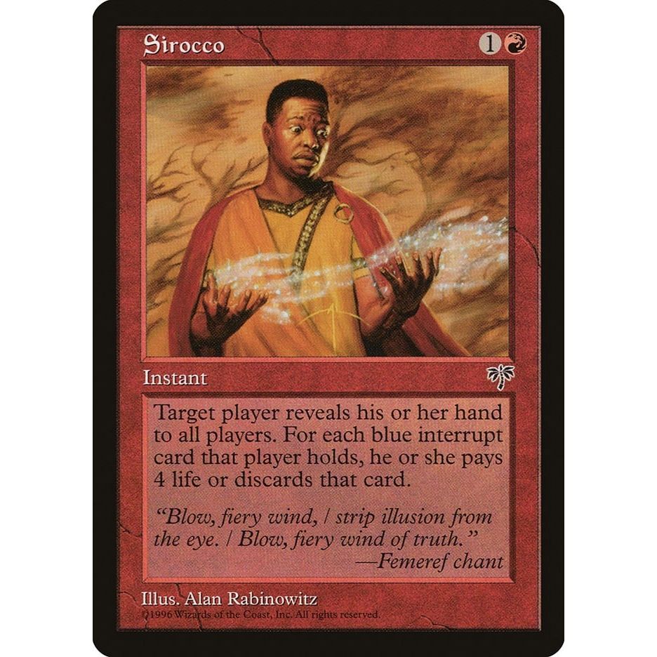 Image for Sirocco (MIR) - Magic: The Gathering