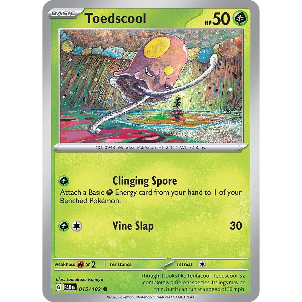 Image for Toedscool (015/182) (PAR) - Pokemon