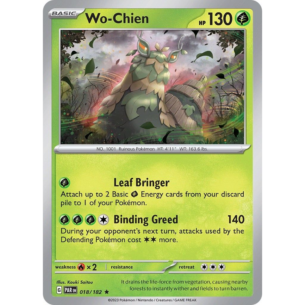 Image for Wo-Chien (018/182) (PAR) - Pokemon