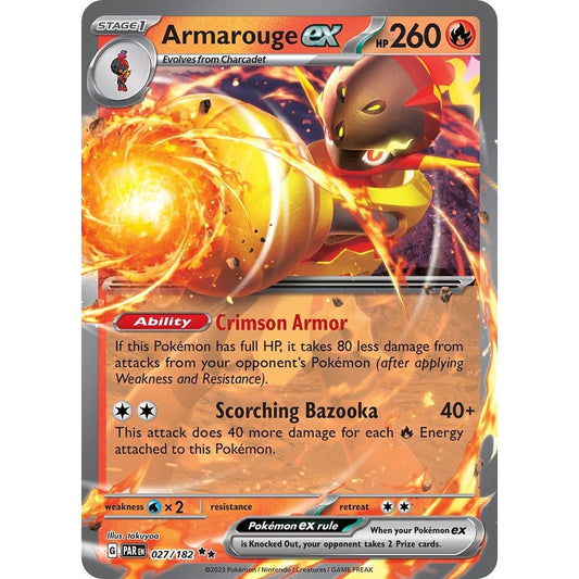 Image for Armarouge ex (027/182) (PAR) - Pokemon