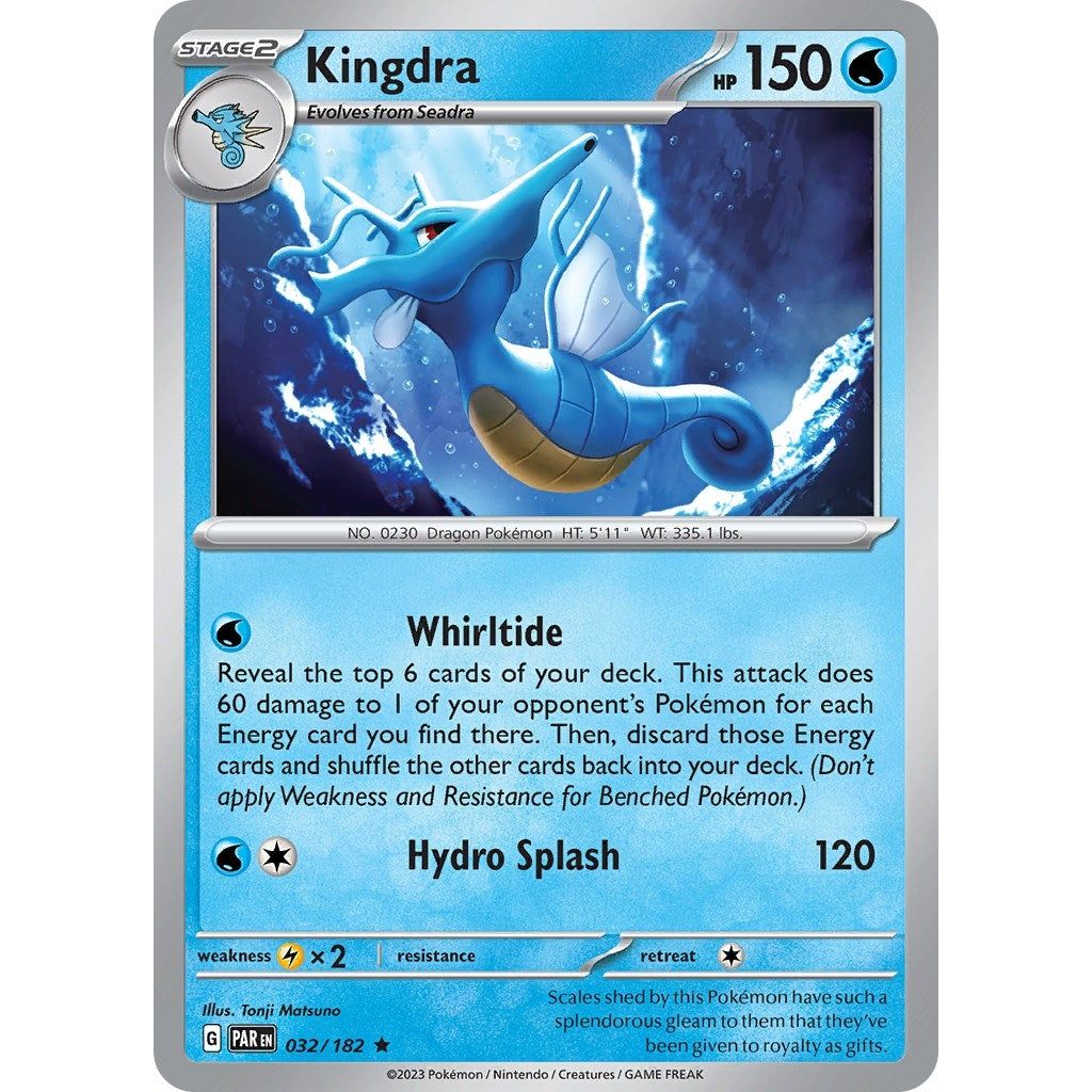 Image for Kingdra (032/182) (PAR) - Pokemon