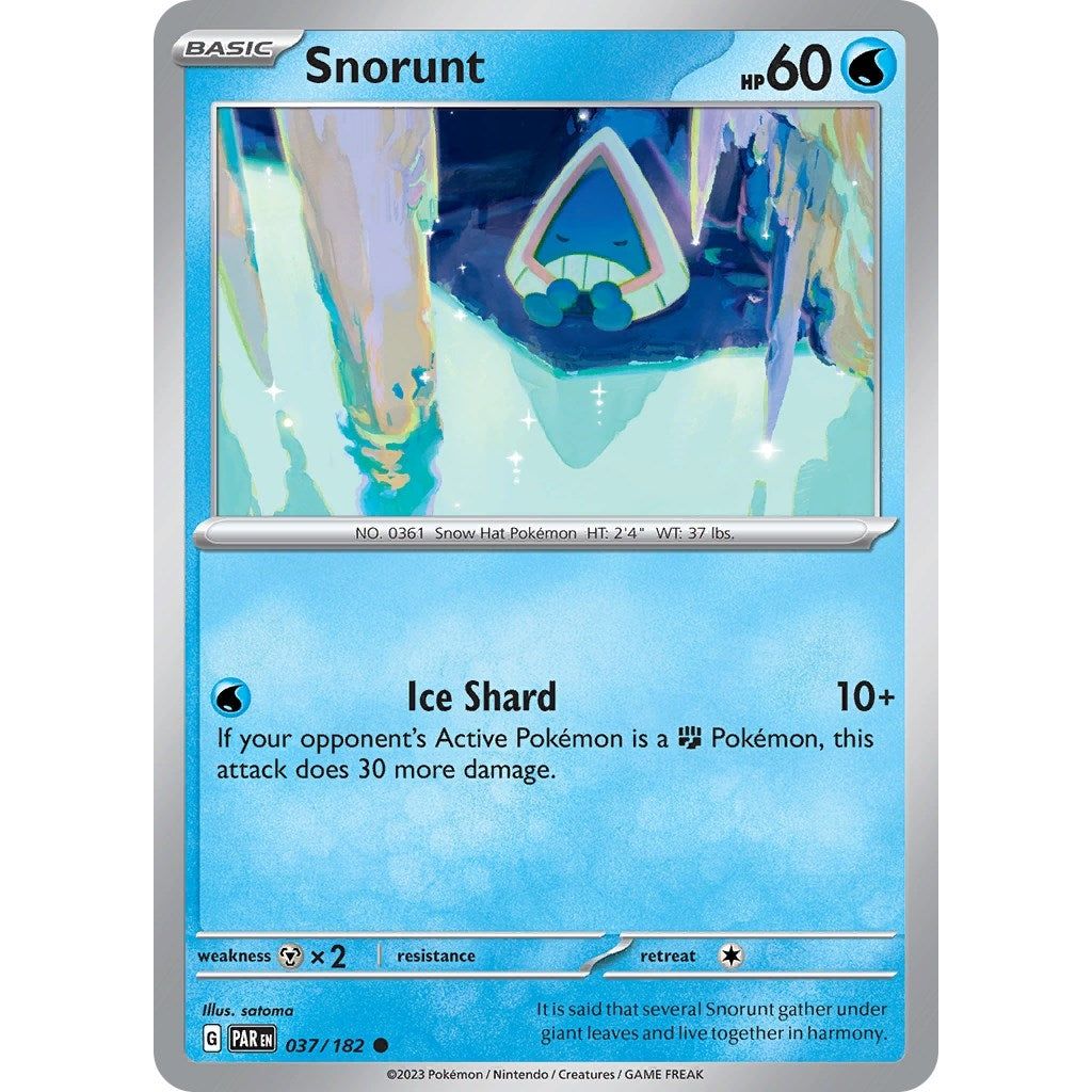 Image for Snorunt (037/182) (PAR) - Pokemon