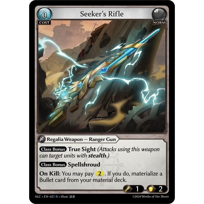 Image for Seeker's Rifle (027) (ALC) - Grand Archive TCG