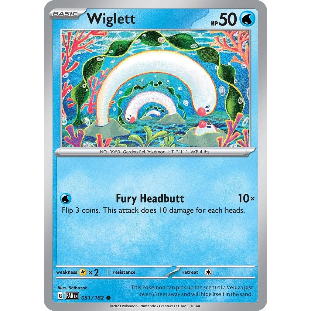 Image for Wiglett (051/182) (PAR) - Pokemon