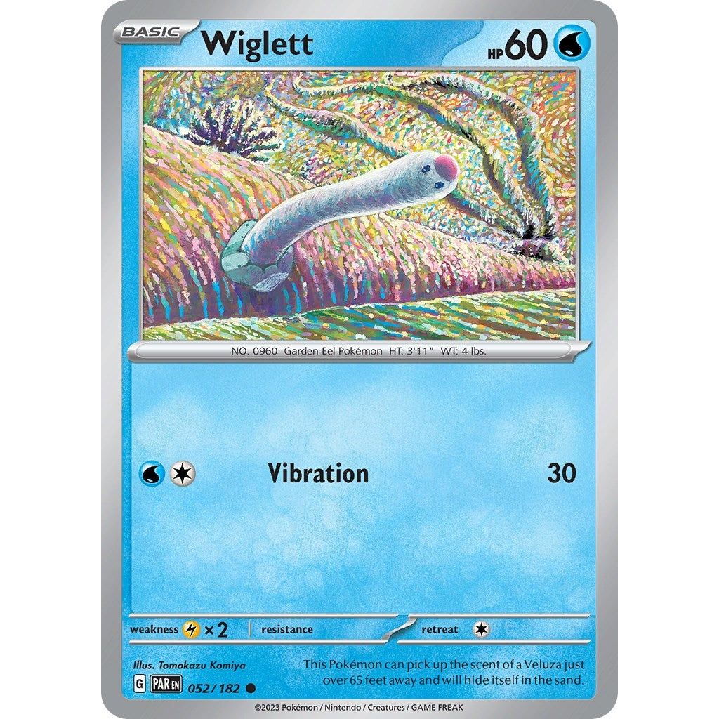 Image for Wiglett (052/182) (PAR) - Pokemon