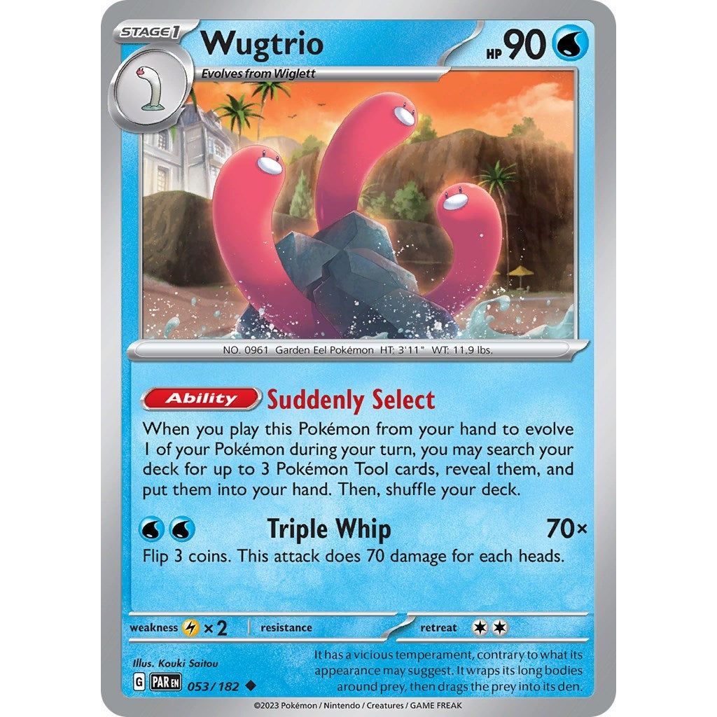 Image for Wugtrio (053/182) (PAR) - Pokemon