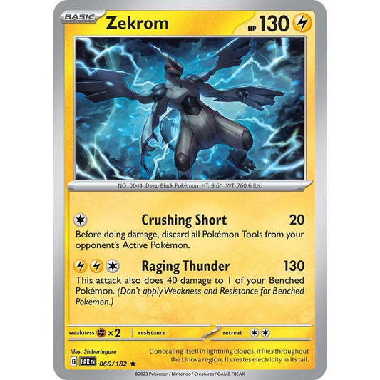 Image for Zekrom (066/182) (PAR) - Pokemon