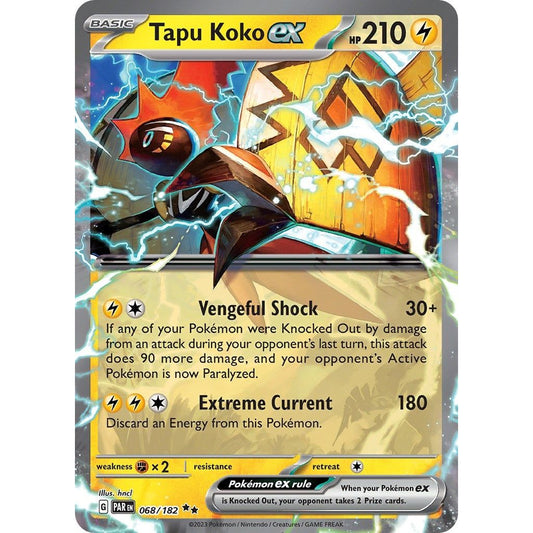 Image for Tapu Koko ex (068/182) (PAR) - Pokemon