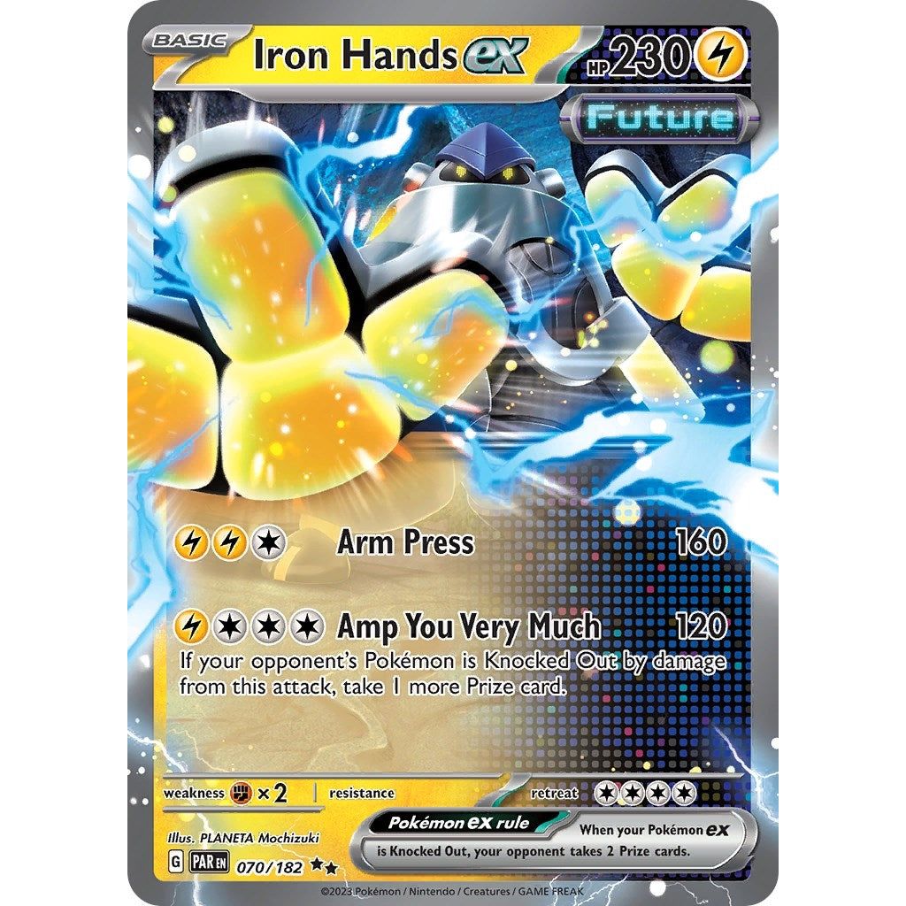 Image for Iron Hands ex (070/182) (PAR) - Pokemon