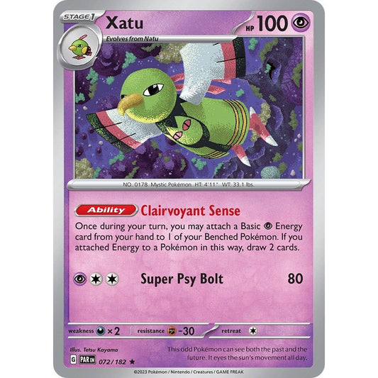 Image for Xatu (072/182) (PAR) - Pokemon