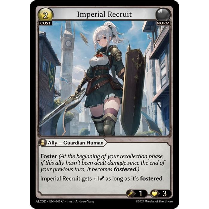 Image for Imperial Recruit (049) (ALCSD) - Grand Archive TCG