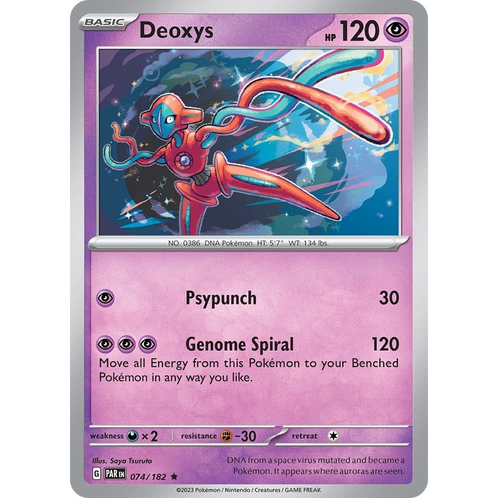 Image for Deoxys (074/182) (PAR) - Pokemon