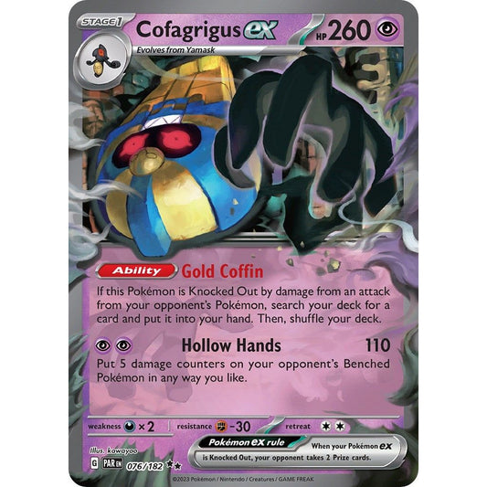 Image for Cofagrigus ex (076/182) (PAR) - Pokemon