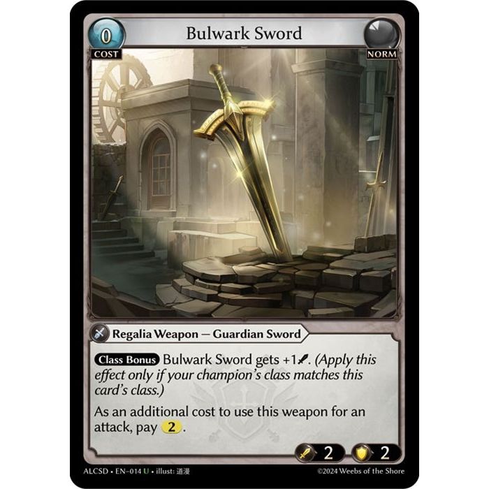 Image for Bulwark Sword (014) (ALCSD) - Grand Archive TCG