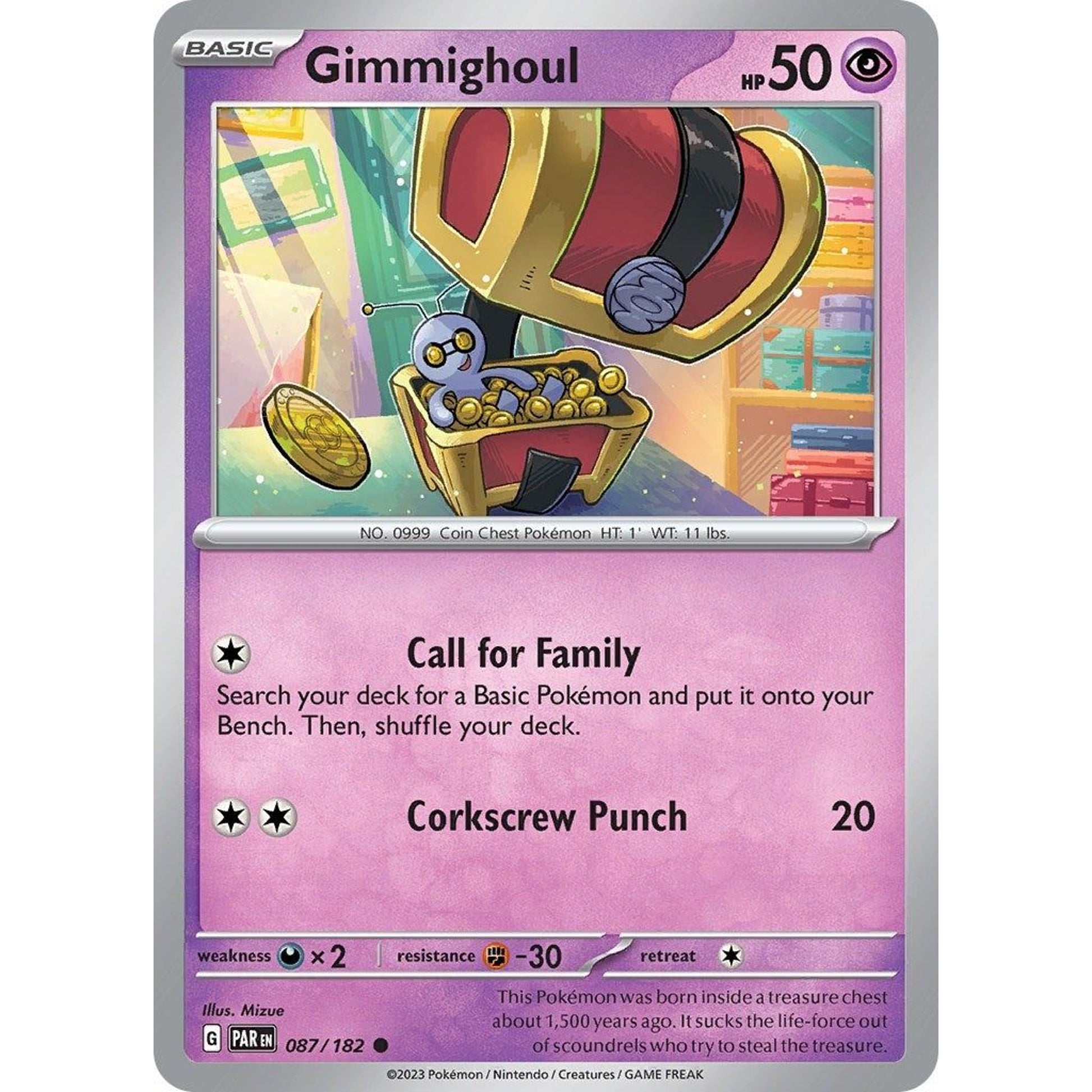 Image for Gimmighoul (087/182) (PAR) - Pokemon