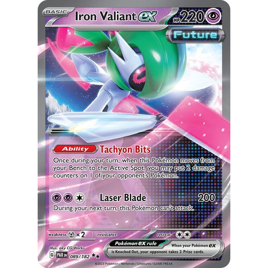 Image for Iron Valiant ex (089/182) (PAR) - Pokemon
