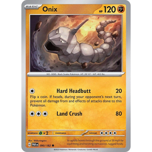 Image for Onix (090/182) (PAR) - Pokemon