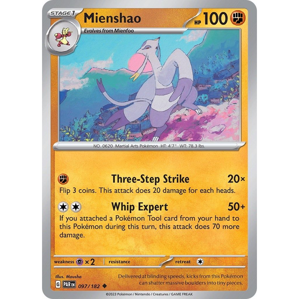 Image for Mienshao (097/182) (PAR) - Pokemon