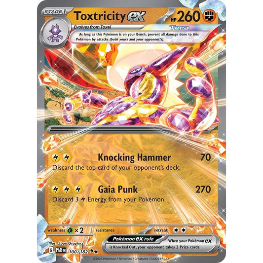 Image for Toxtricity ex (100/182) (PAR) - Pokemon