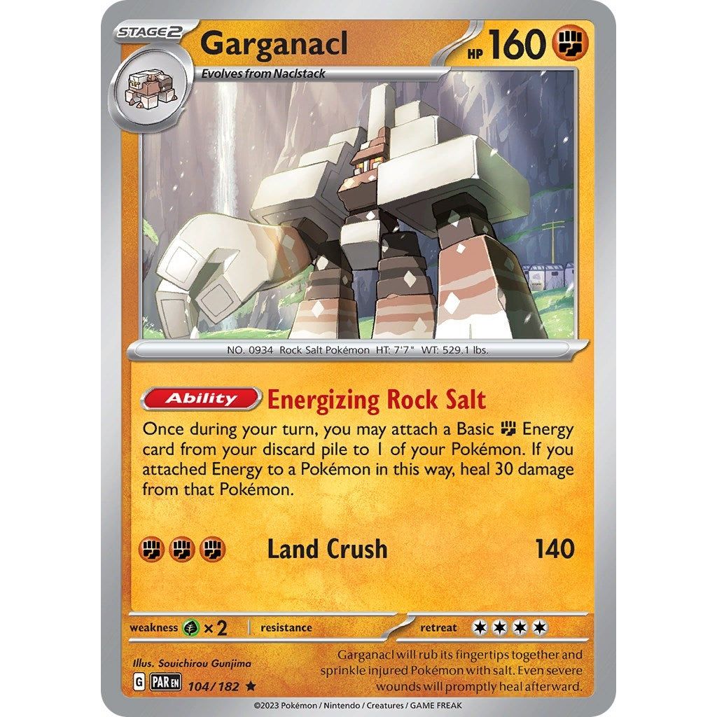 Image for Garganacl (104/182) (PAR) - Pokemon
