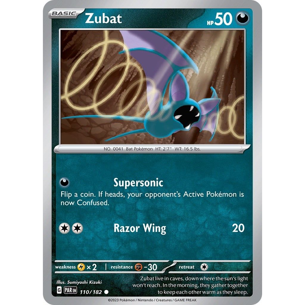 Image for Zubat (110/182) (PAR) - Pokemon
