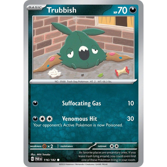 Image for Trubbish (116/182) (PAR) - Pokemon