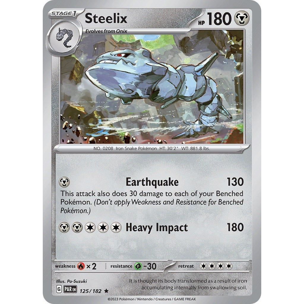 Image for Steelix (125/182) (PAR) - Pokemon