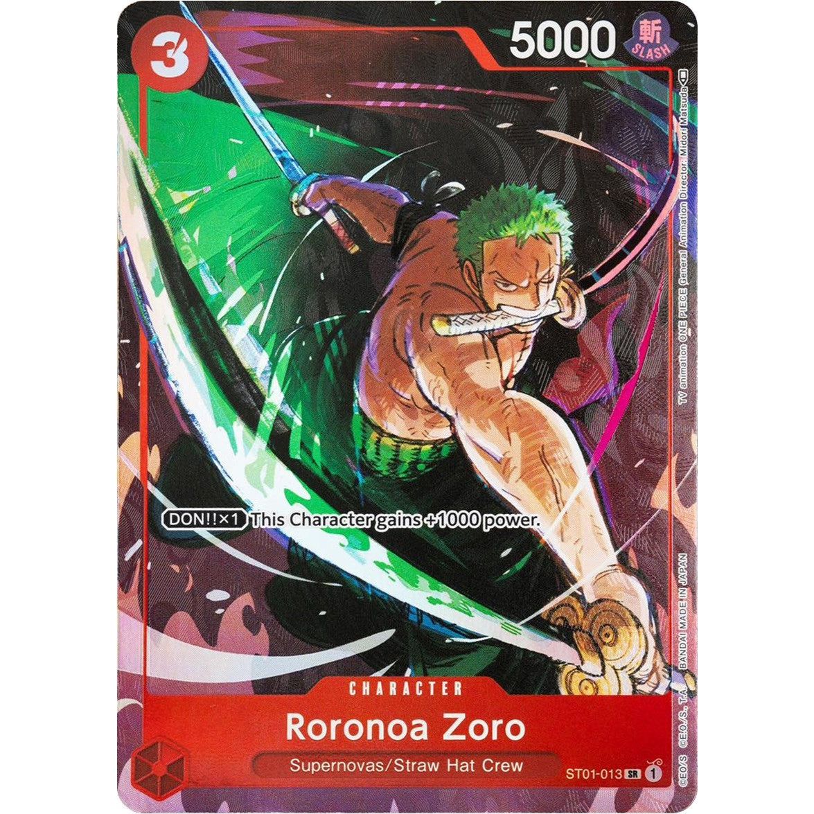 Image for Roronoa Zoro (Gift Collection 2023) (ST01-013) (OP-PR) - One Piece Card Game