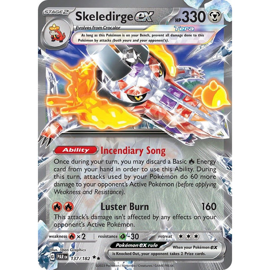 Image for Skeledirge ex (137/182) (PAR) - Pokemon