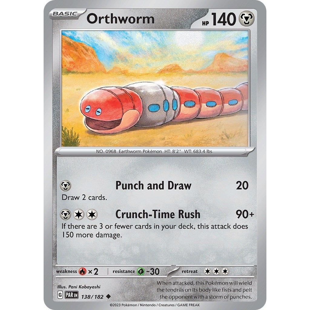 Image for Orthworm (138/182) (PAR) - Pokemon